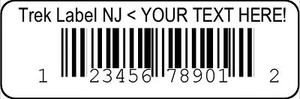 Custom Printed UPC Bar Code Number Label Stickers with YOUR provided SAME number - Picture 1 of 1