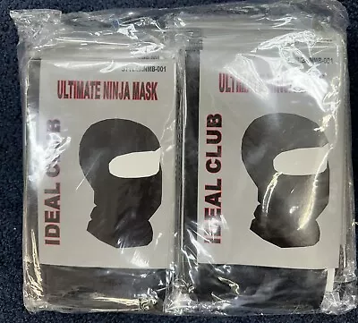 ninja mask Black 1 Dozen(12pc) - Image 1 of 2