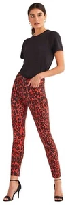 7 FOR ALL MANKIND ANIMAL PRINT HIGH WAIST SKINNY JEANS GRÖSSE 25 UVP: 199,00 $ - Bild 1 von 4