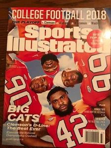 Sports illustrated Clemson Tigers D-Line REGIONAL August 13, 2018 brand New - Picture 1 of 2