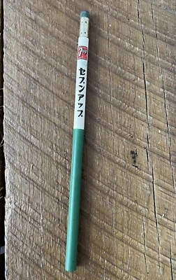 Vintage 7up Advertising Pencil Unused Japanese Chinese Oriental Japan China 7 Up - Image 1 of 3