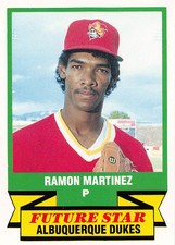 Ramon Martinez 1988 CMC Triple A All-Stars 45  Albuquerque Dukes  Baseball Card