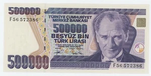 Turkey 500000 Lira L.1970 (1993) Pick 208 UNC Uncirculated Banknote - Picture 1 of 2