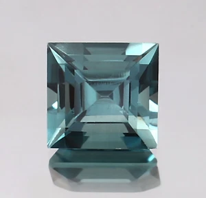 AAA Flawless Indicolite Blue Green Tourmaline Princes Cut Stone Tourmaline 4.50C - Picture 1 of 4
