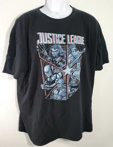 Camiseta Funko Liga de la Justicia para Hombre 3XL Negra Legión de Coleccionistas Informal - Imagen 1 de 6