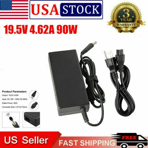90W AC Adapter Charger For Dell Inspiron 20 22 24 32 3480 3059 3052 5488 5459 US - Image 1 of 4
