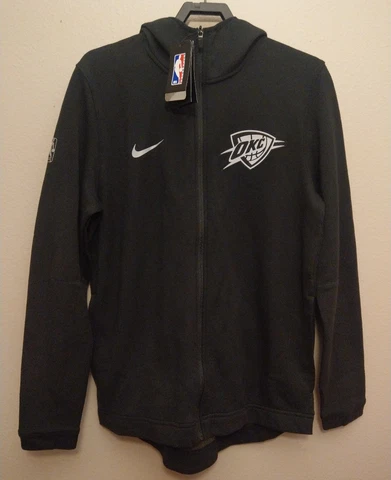 Nike Oklahoma City Thunder Dry Showtime Hoodie Jacket Size Large 892877 010 L Cover