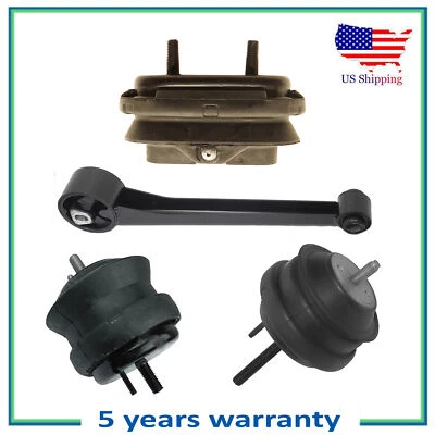 For Buick Lucerne Cadillac DTS 2006-2011 Motor & Trans Mount 4.6L Set 4Pcs — 第 1/4 张图片