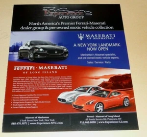 MASERATI OF MANHATTAN SPORTS CARS ADVERTISEMENT # 2 - Picture 1 of 1
