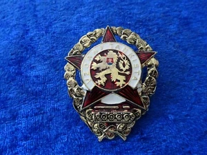(A37-1354) CSSR Tschechoslowakei Panzer Abzeichen Tank CZ - Picture 1 of 3