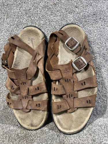 NIKE ACG Sandali Marrone Pelle Escursionismo Pescatore Donna US 7 EU 38