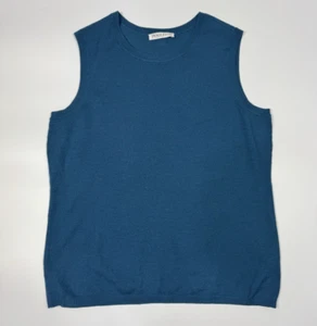Pendleton Sweater Mens L / XL Blue Merino Wool Lightweight Knit Vest - Picture 1 of 9