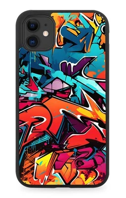 Graffiti Bubbleart Rubber Phone Case Bubble Artwork Art Work Style Graffing DA51 - Image 1 of 2