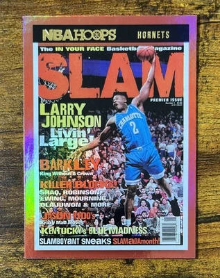 2021-22 Panini NBA Hoops Larry Johnson SLAM Holo #SLAM 1 Charlotte Hornets Foto 1 de 2