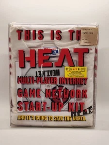 Rare HEAT.ET Multi Player Game Network Start Up Kit w/XL T-Shirt-Original Sealed - Picture 1 of 14