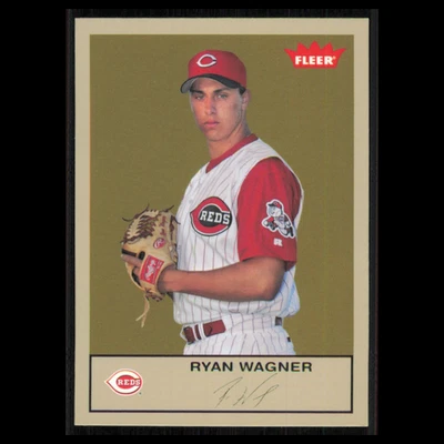 Tarjeta de béisbol Ryan Wagner #210 2005 Fleer Tradition Gray Backs Cincinnati Reds Foto 1 de 3
