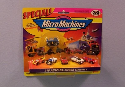 Micro Máquinas - Colección de Coches de Carreras #19 3 (Edición GiG) con Coche de Bonificación Foto 1 de 4