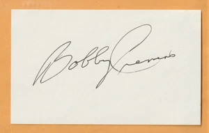 Bobby Cremins Georgia Tech AUTO Signed 3x5 Note Card South Carolina Gamecocks - Picture 1 of 2