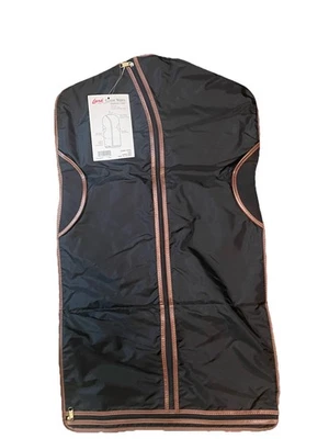 Bolsa de ropa colgante para equipaje de viaje Lark negra marrón con bolsillo + percha nueva con etiquetas Foto 1 de 4