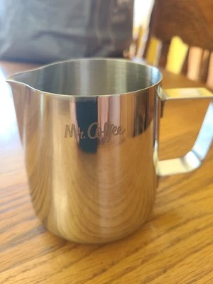 Jarra de espuma de leche de repuesto de acero inoxidable Mr Coffee Foto 1 de 4