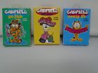 Vintage Garfield Cards - Go Fish, Old Maid, Crazy 8's.