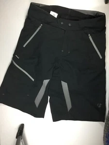 Bontrager Evoke Baggy Padded Bicycling Shorts Black Mens Small - Picture 1 of 2