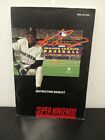 Snes Major League Baseball Ken Griffy Jr. Manual Only