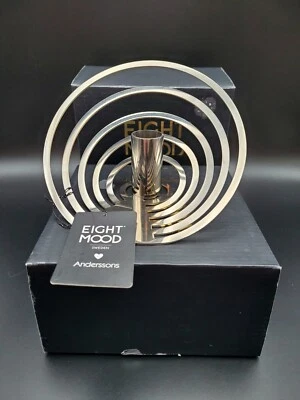 Candelabro de metal inoxidable EightMood Anderssons Scandinavian Suecia 3 piezas Foto 1 de 2