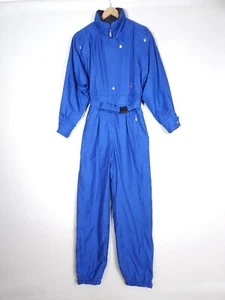 Vintage 80s Bogner Ski Suit Overall One Piece made in West Germany size M-L - Picture 1 of 13