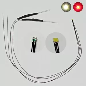 DUO LED SMD 0605 warmweiß / rot mit Kabel Lichtwechsel Loks LEDs 5 Stück S227 - Bild 1 von 2