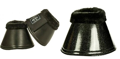 Hufglocken -Isa-stoßabsorbierend schwarz glitter S M L XL XXL HKM 7542 NEU - Bild 1 von 3