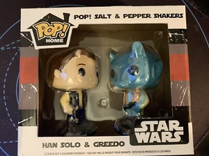 Funko Pop Star Wars Home Han Solo and Greedo Salt and Pepper Shakers - Picture 1 of 2