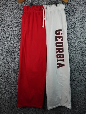 Champion Georgia Bulldogs Small Red Fleece NCAA Sweatpants Drawstring Bootcut - Image 1 of 4