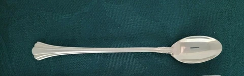 18 Century Sterling Silver by Reed & Barton Infant Feeding Spoon 5 5/8" Cover