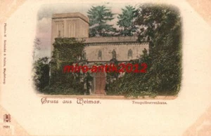 Postal, gráficos, Weimar - la casa señorial del templo, ca 1900; 5026-188 - Imagen 1 de 2