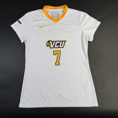 VCU Rams Nike Practice Jersey - Soccer Women's White/Gold Used Cover