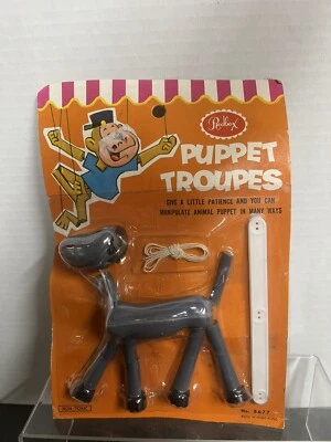 Винтажный 1960-х/70-х годов Dime Store новинка куклы труппы собаки новый - Изображение 1 из 4