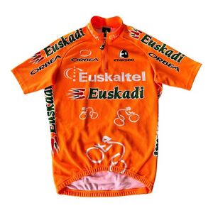 Euskadi Euskatel vintage bike jersey size S BW 49 cm Orbea bike cycling shirt ZM7
