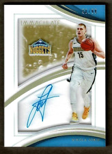 NIKOLA JOKIC 2017-18 Immaculate Collection Shadowbox On-Card Auto #/99🚩SEE NOTE