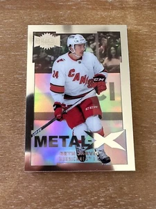 2021-22 METAL UNIVERSE SETH JARVIS METAL X RC SSP 1:240 HURRICANES TOUGH PULL - Picture 1 of 2