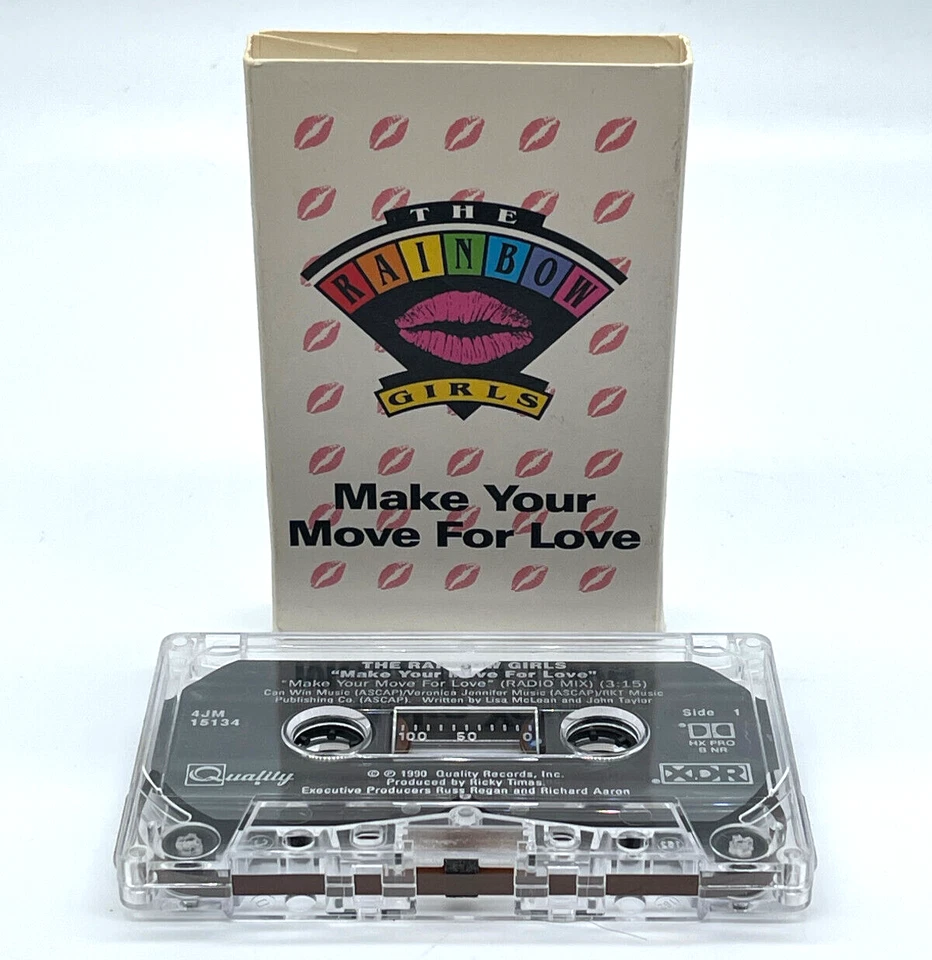 THE RAINBOW GIRLS - MAKE YOUR MOVE FOR LOVE - CASSETTE TAPE SINGLE - Image 1 of 1