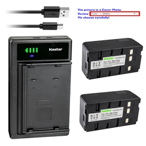 Kastar Battery USB Charger for Panasonic PV-BP18 PV-S770A VZ-LDS15 XM-D1BK - Picture 1 of 9