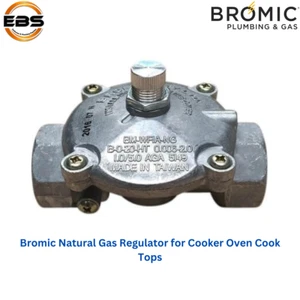 Bromic Natural Gas Premium Quality Regulator for Cooker Oven Cook tops1/2" - Picture 1 of 3