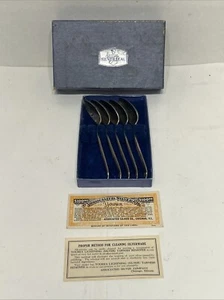 Vtg Spoon W/BOX YOUREX SILVER PLATE SILVERSEAL Unknown Pattern Missing 1 Spoon - Picture 1 of 5