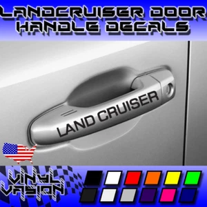 4x Door Handle Decal Sticker for Land Cruiser Toyota Base Heritage Edition - Picture 1 of 3