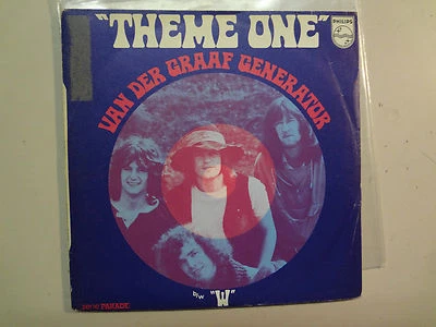 VAN DER GRAAF GENERATOR:Theme One (Instr.)2:53-W 4:24-France 7" Philips Mono PSL - Image 1 of 4