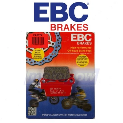 EBC Rear X Series Carbon Brake Pads for 2003-2021 Yamaha WR250F - Brake vh - Image 1 of 4