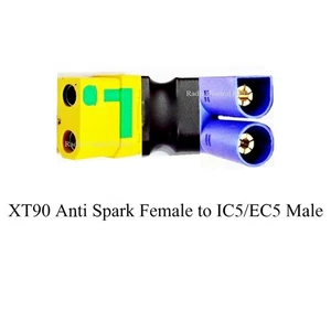 RCP Adapter (1) XT90 Buchse Anti Funken auf EC5/IC5 Stecker ohne Kabel Adapter - Bild 1 von 14