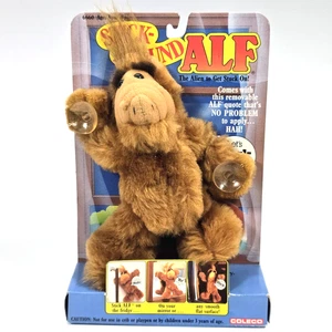 MUÑECA VENTOSA DE PELUCHE STICK AROUND ALF 7" 1988 COLECO NUEVA EN PAQUETE ALIEN RARA - Imagen 1 de 12
