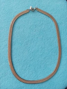 Vintage Merlit Kette, 80er-90er Jahre, 17 Zoll lang, 1/4 Zoll breit goldfarben - Bild 1 von 9